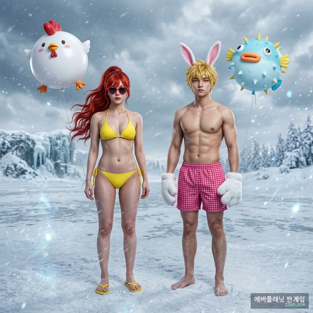 짠게임 & 짠게임 AI 일러스트