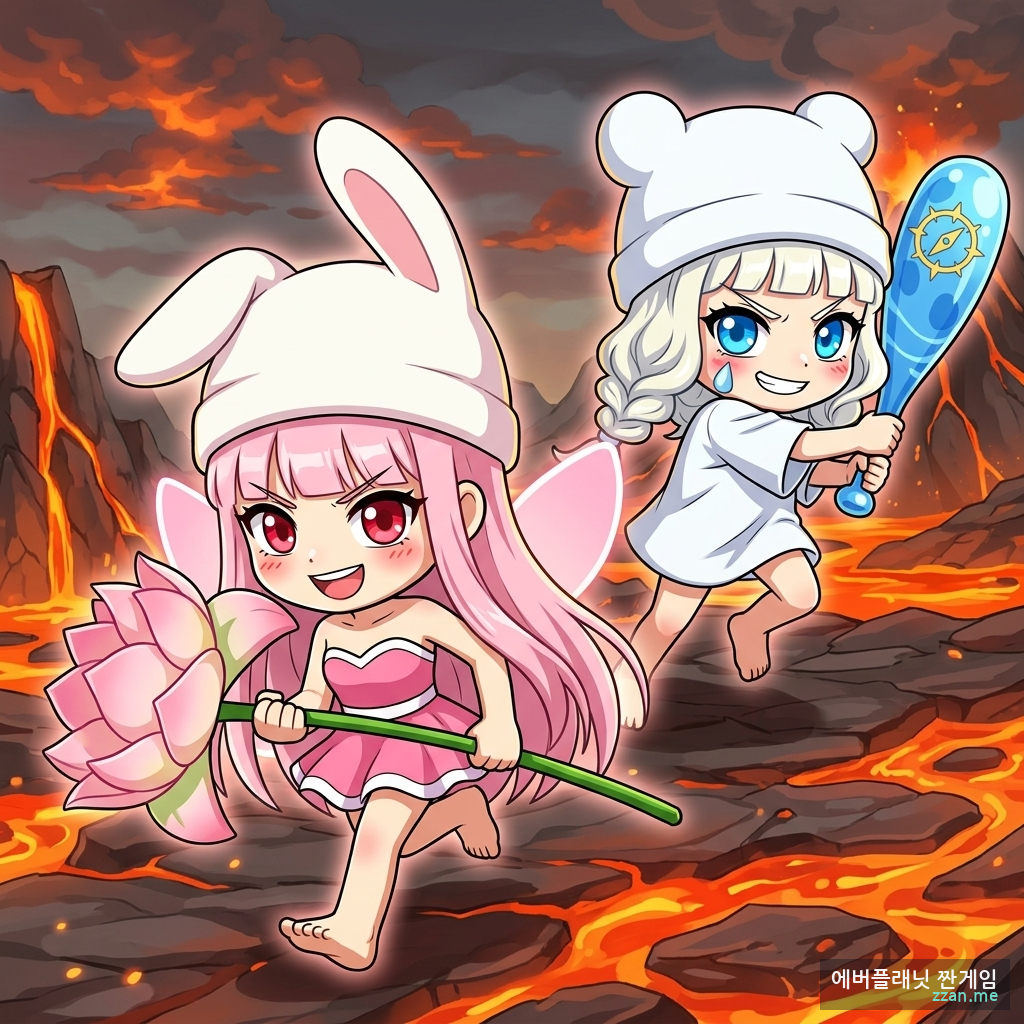 밍 & 밍 AI 일러스트